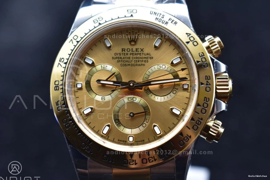 OnTrend 904L Case YG 116503 SS 736 BTF Best Dial Bracelet SA 1:1 Daytona and Edition 0303